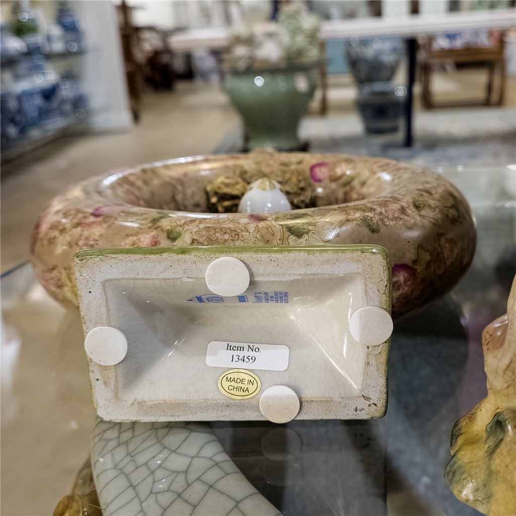 Danny's Fine Porcelain Round Bottle with Swinging Bird - Adeline