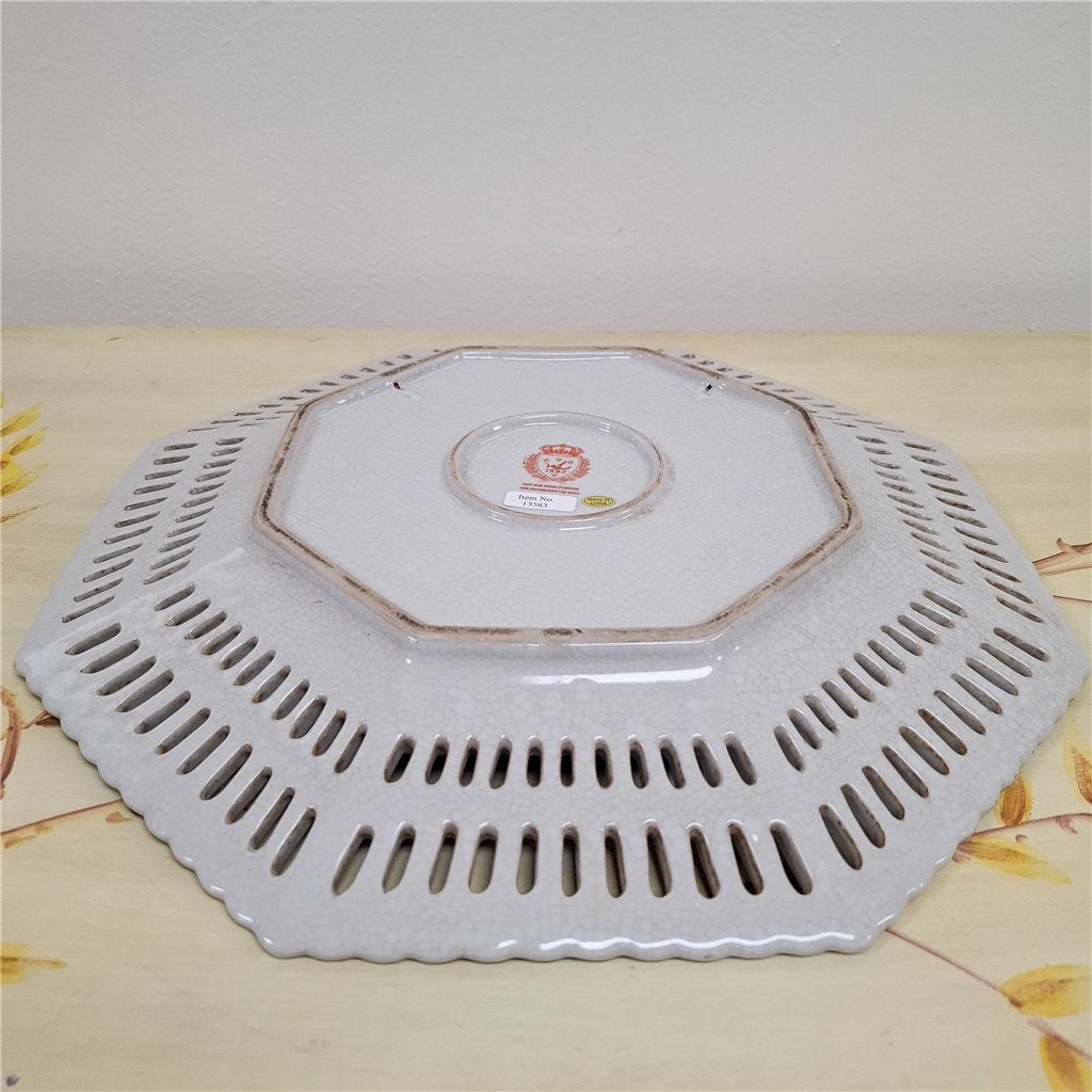 Danny's Fine Porcelain Octagonal Platter- Anbertonia