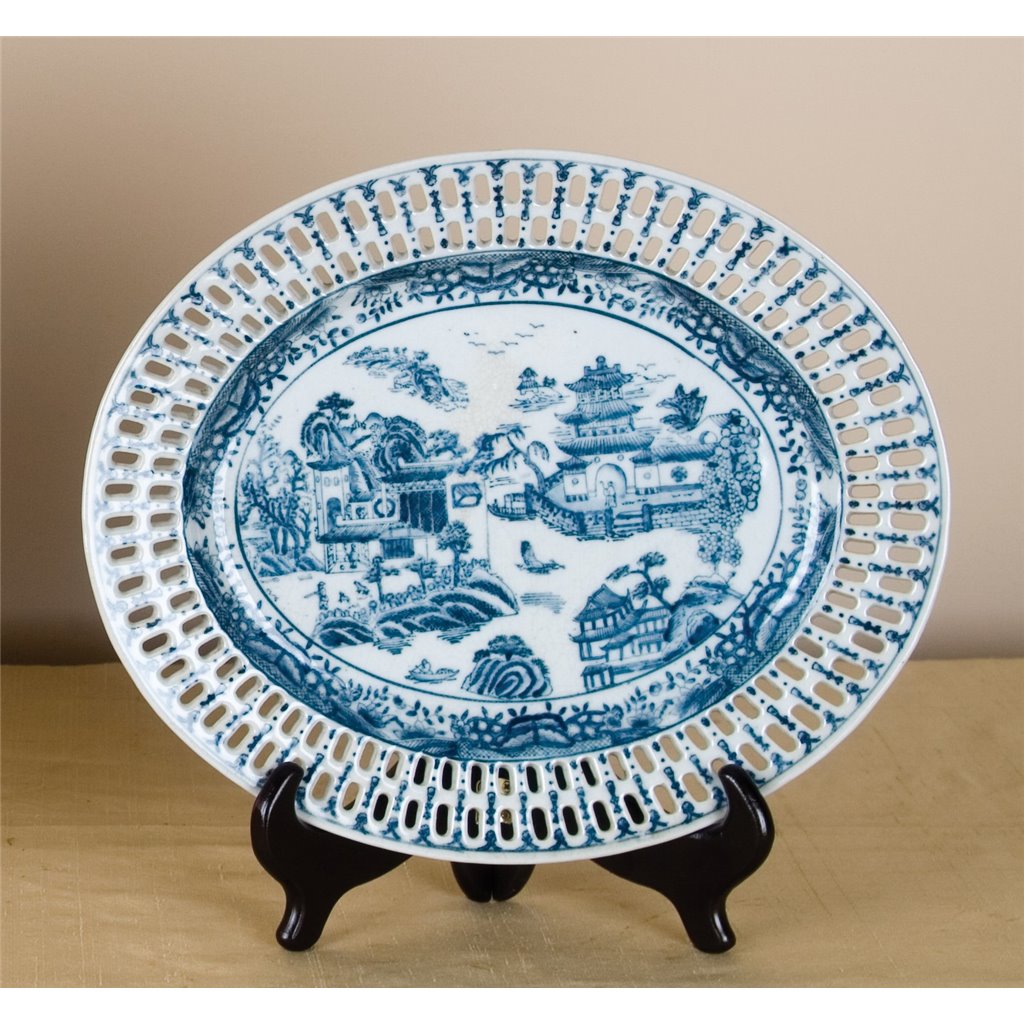 Danny's Fine Porcelain Oval Platter-Blue Willow