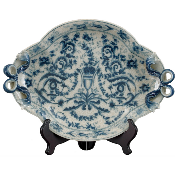 Danny's Fine Porcelain Platter- Azure Casey