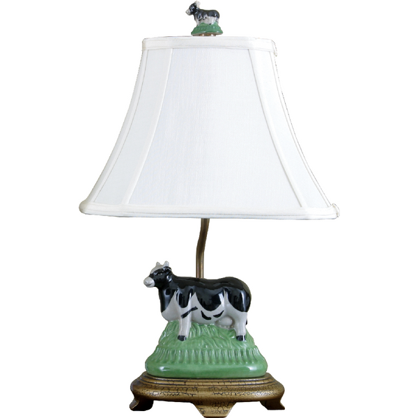 Danny's Fine Porcelain Petite Cow Lamp – Right - CLOSEOUT