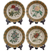 Danny's Fine Porcelain Plate Flower – Set/4 - CLOSEOUT