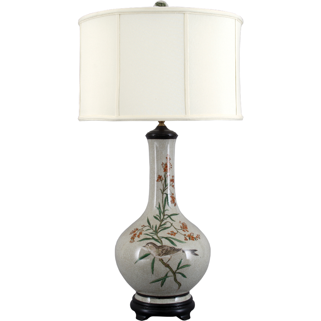 Danny's Fine Porcelain Round Bottle Lamp - CLOSEOUT