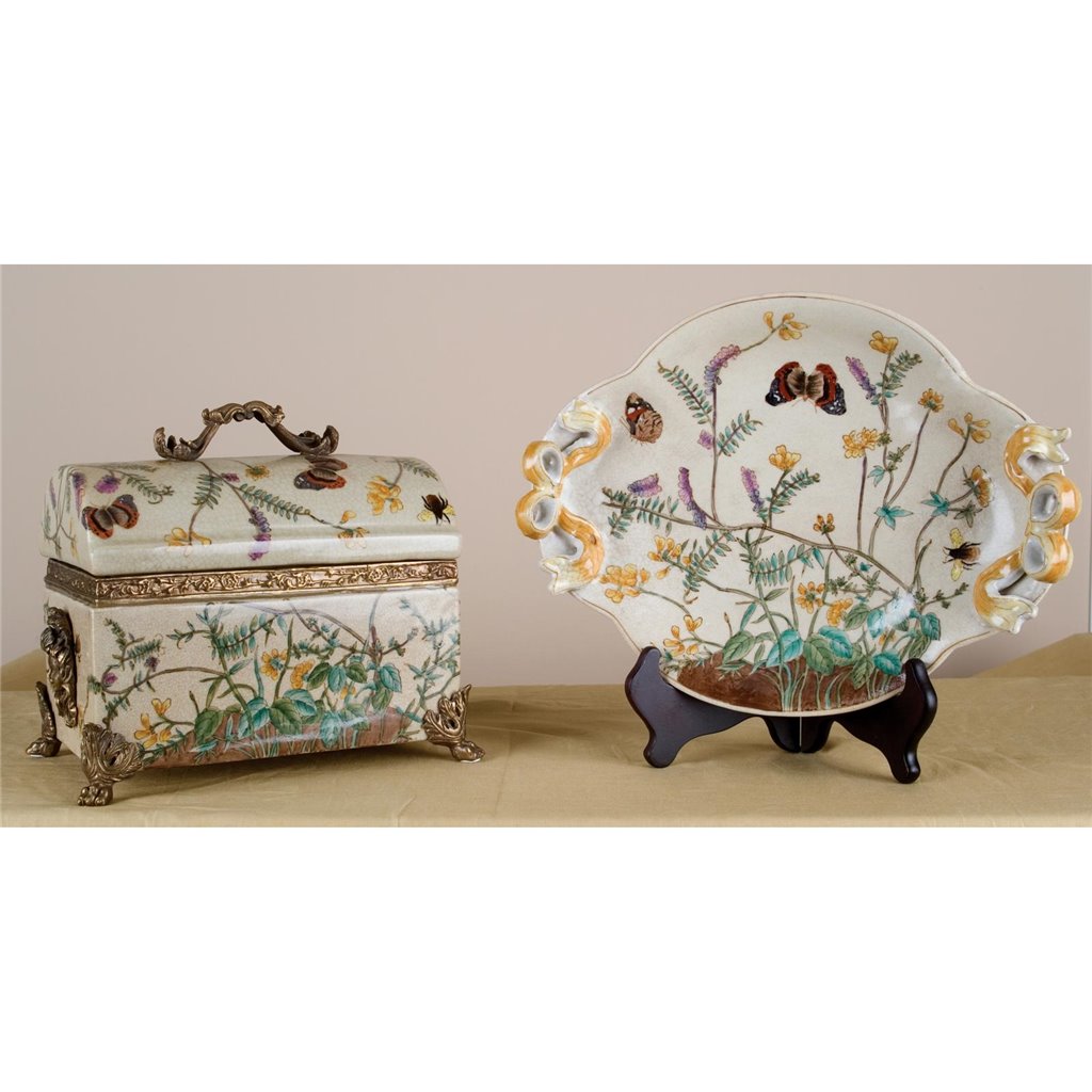 Danny's Fine Porcelain Porcelain Elegant Tray - Hannah