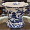 Danny's Fine Porcelain Porcelain Planter- Blue Willow