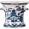 Danny's Fine Porcelain Porcelain Planter- Blue Willow