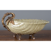 Danny's Fine Porcelain Porcelain Shell Dish with Bronze Accent- Dotty
