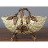 Danny's Fine Porcelain Porcelain Shell Dish with Bronze Accent- Dotty