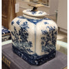 Danny's Fine Porcelain Box with Dragonfly Top - Blue & White