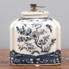 Danny's Fine Porcelain Box with Dragonfly Top - Blue & White