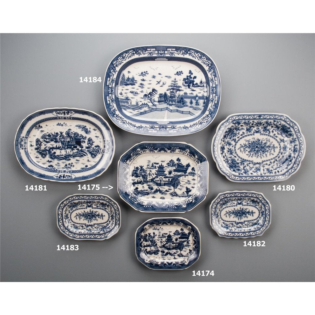 Danny's Fine Porcelain Porcelain Platter - Blue Willow