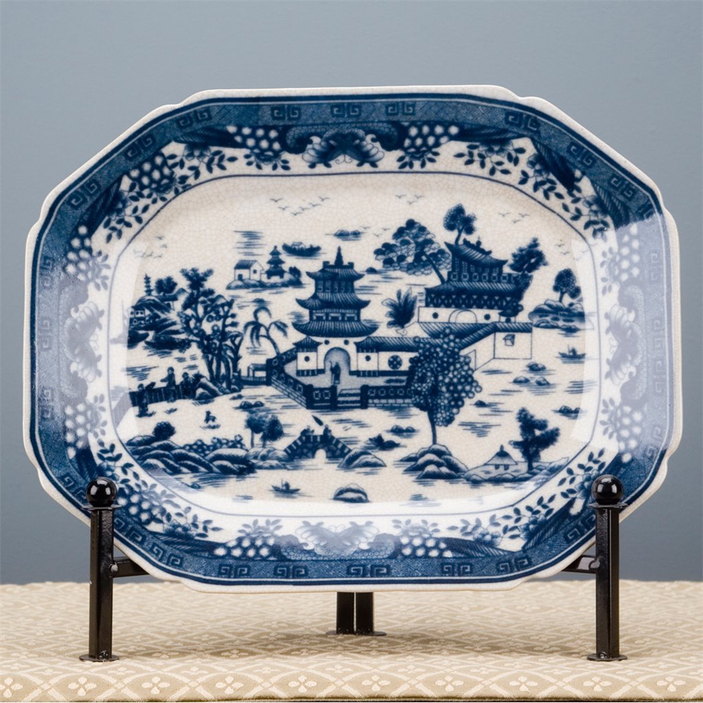 Danny's Fine Porcelain Porcelain Platter - Blue Willow