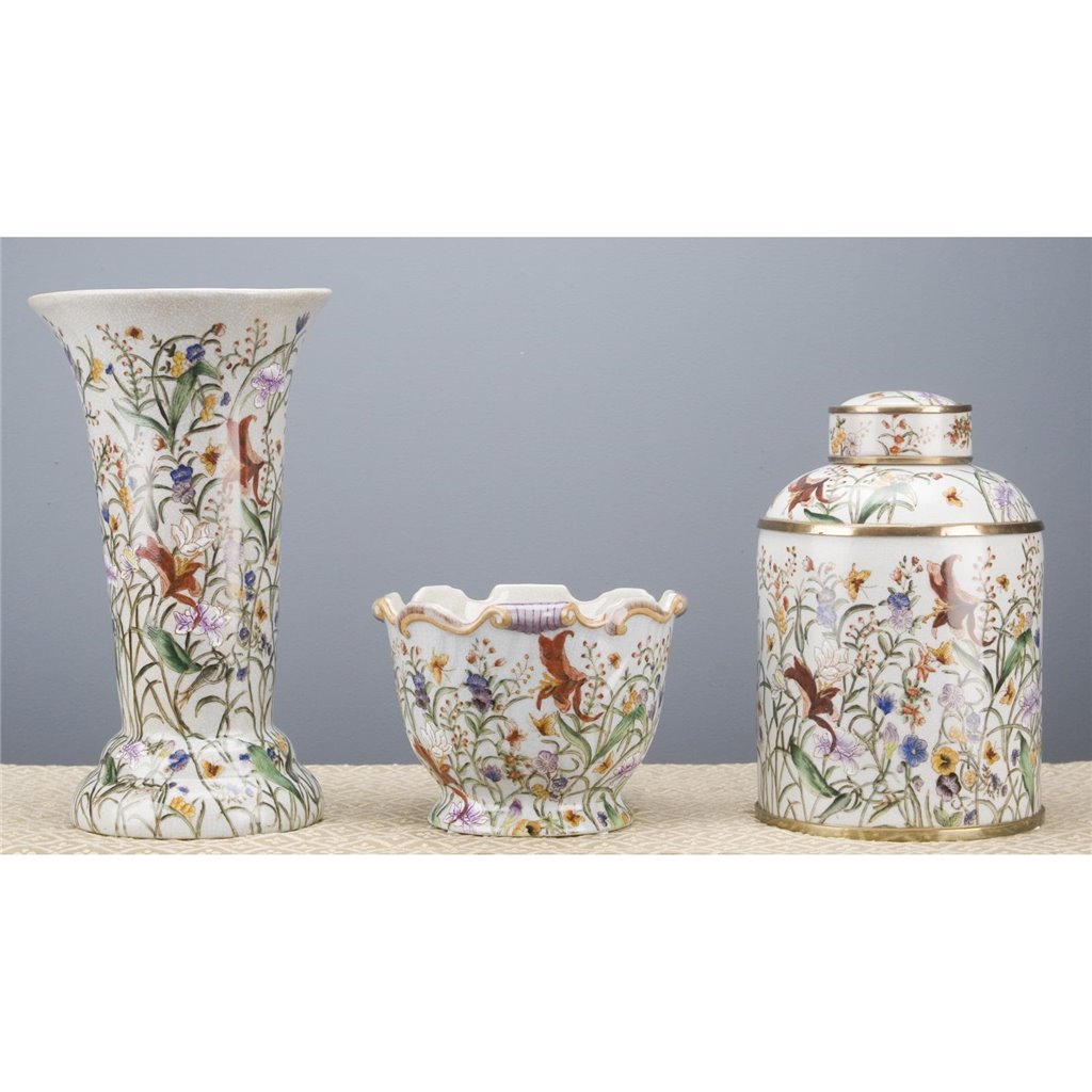 Danny's Fine Porcelain 8l X 8d X 6h Porcelain Planter-Gloria