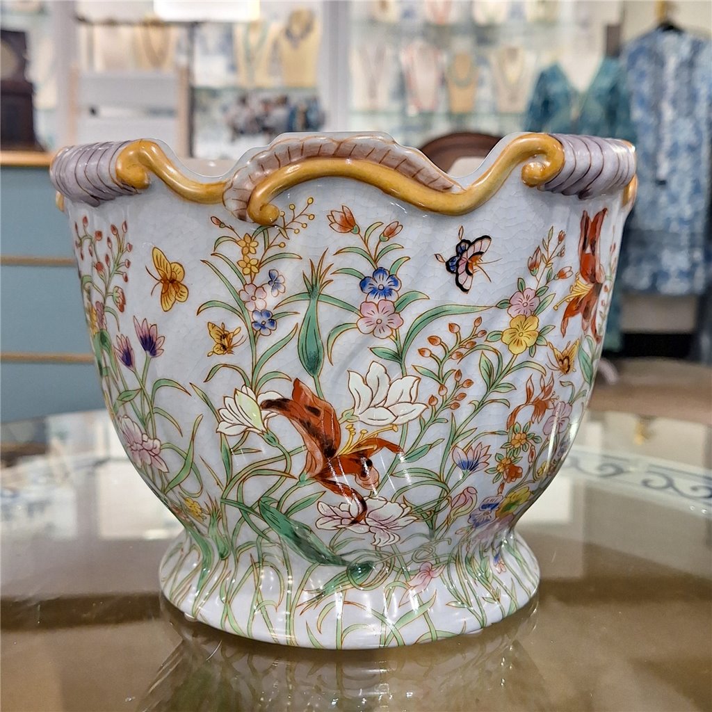 Danny's Fine Porcelain 8l X 8d X 6h Porcelain Planter-Gloria