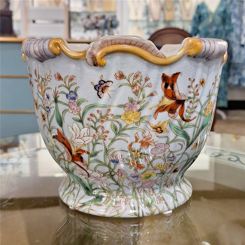 Danny's Fine Porcelain 8l X 8d X 6h Porcelain Planter-Gloria