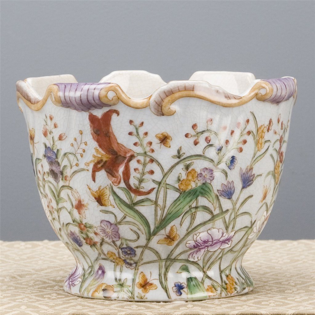 Danny's Fine Porcelain 8l X 8d X 6h Porcelain Planter-Gloria