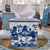 Danny's Fine Porcelain Tissue Box - Blue Willow
