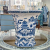 Danny's Fine Porcelain Flower Vase - Blue Willow