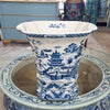 Danny's Fine Porcelain Flower Vase - Blue Willow