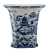 Danny's Fine Porcelain Flower Vase - Blue Willow