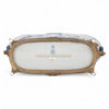 Danny's Fine Porcelain Porcelain Elongated Planter with Swan Bronze Ormolu - Blue Willow