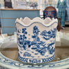 Danny's Fine Porcelain Ice Bucket - Blue Willow