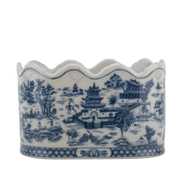 Danny's Fine Porcelain Ice Bucket - Blue Willow