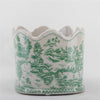 Danny's Fine Porcelain Planter- Green Willow