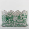 Danny's Fine Porcelain Planter- Green Willow