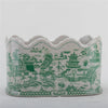 Danny's Fine Porcelain Planter- Green Willow