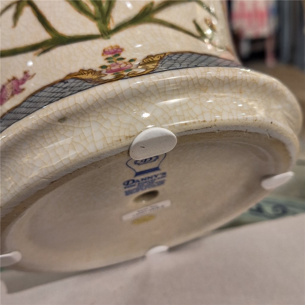 Danny's Fine Porcelain Porcelain Vase - Satin Grass (predrilled Hole)