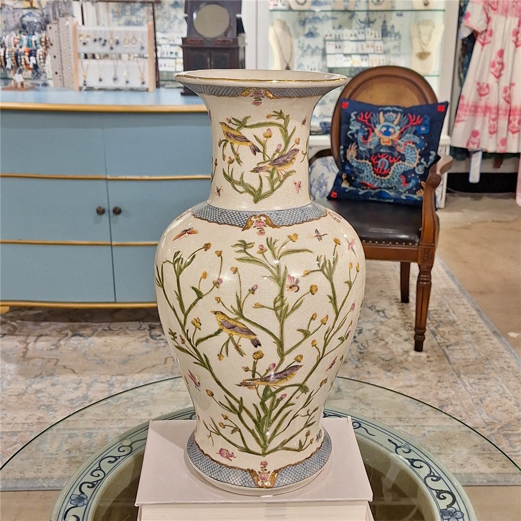 Danny's Fine Porcelain Porcelain Vase - Satin Grass (predrilled Hole)