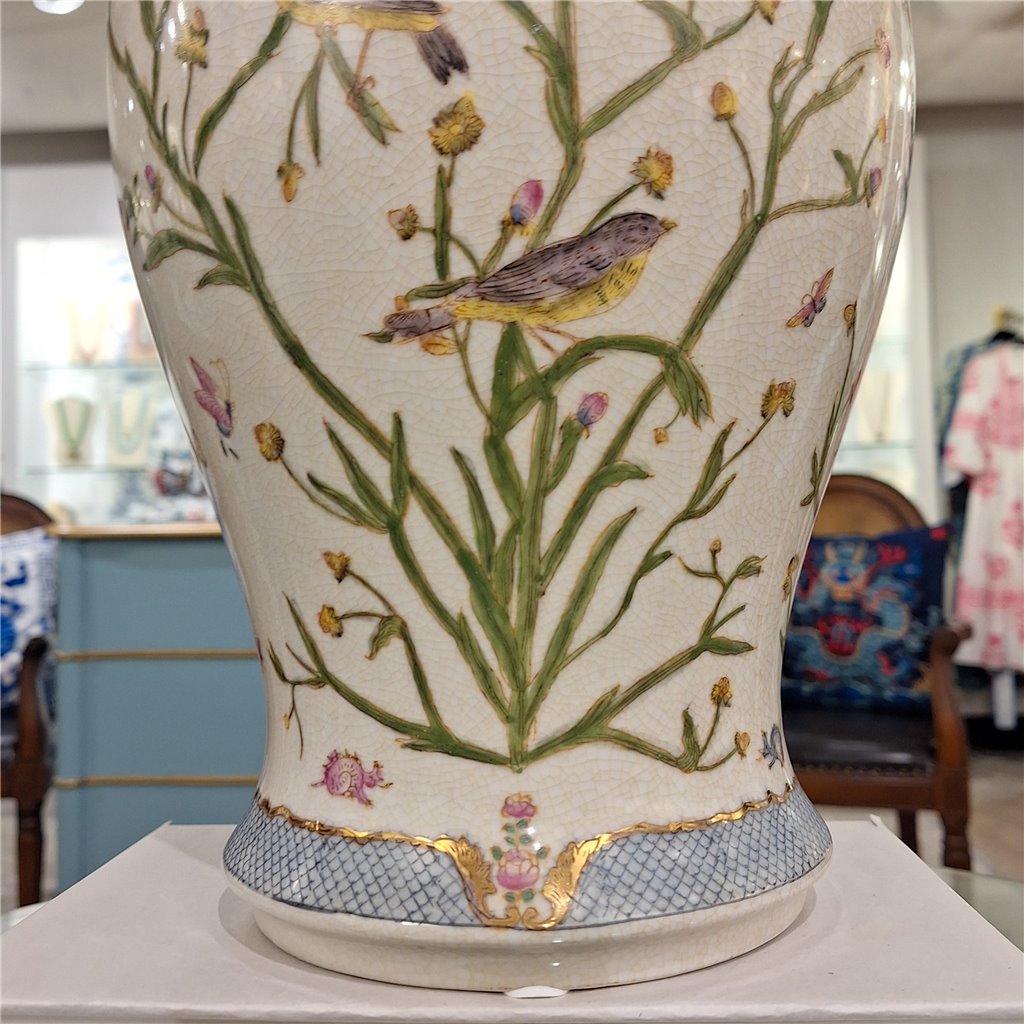 Danny's Fine Porcelain Porcelain Vase - Satin Grass (predrilled Hole)