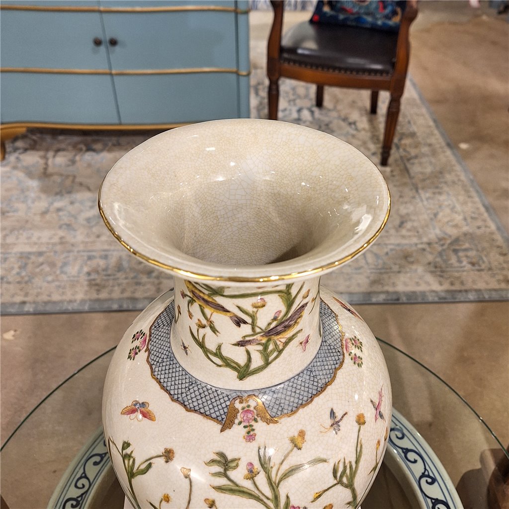 Danny's Fine Porcelain Porcelain Vase - Satin Grass (predrilled Hole)