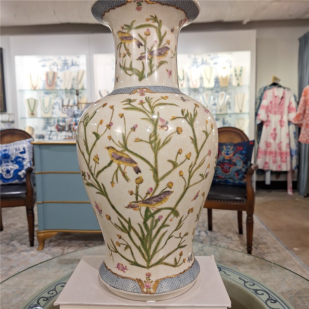 Danny's Fine Porcelain Porcelain Vase - Satin Grass (predrilled Hole)