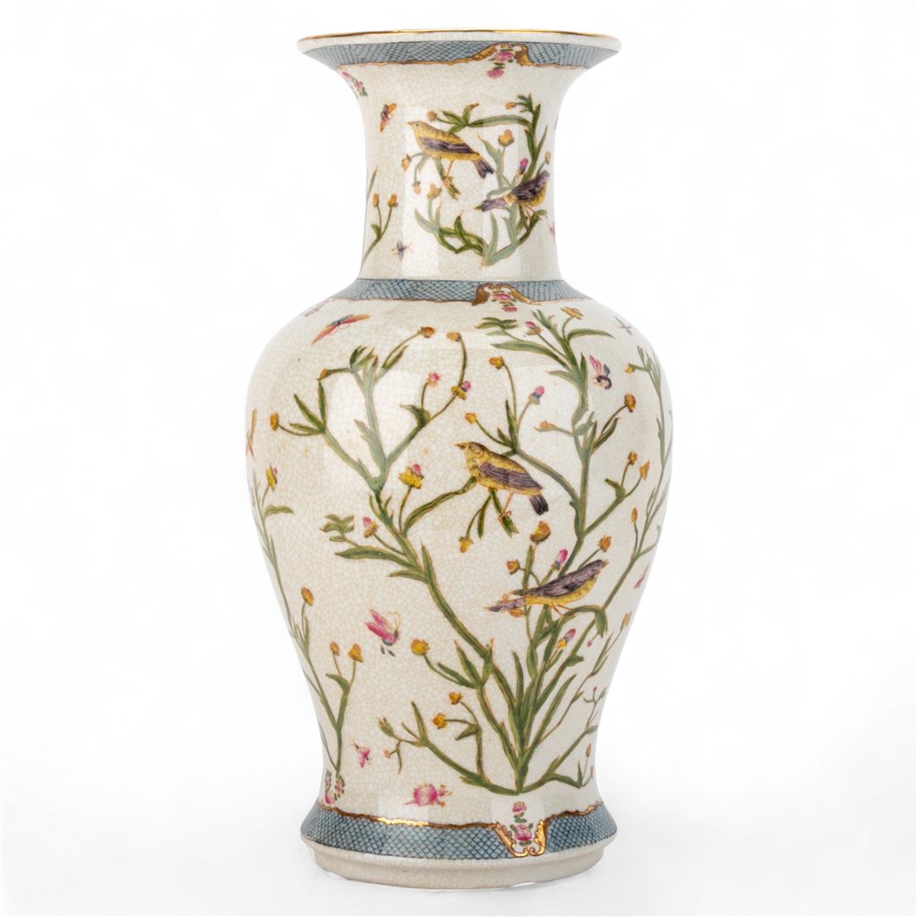 Danny's Fine Porcelain Porcelain Vase - Satin Grass (predrilled Hole)