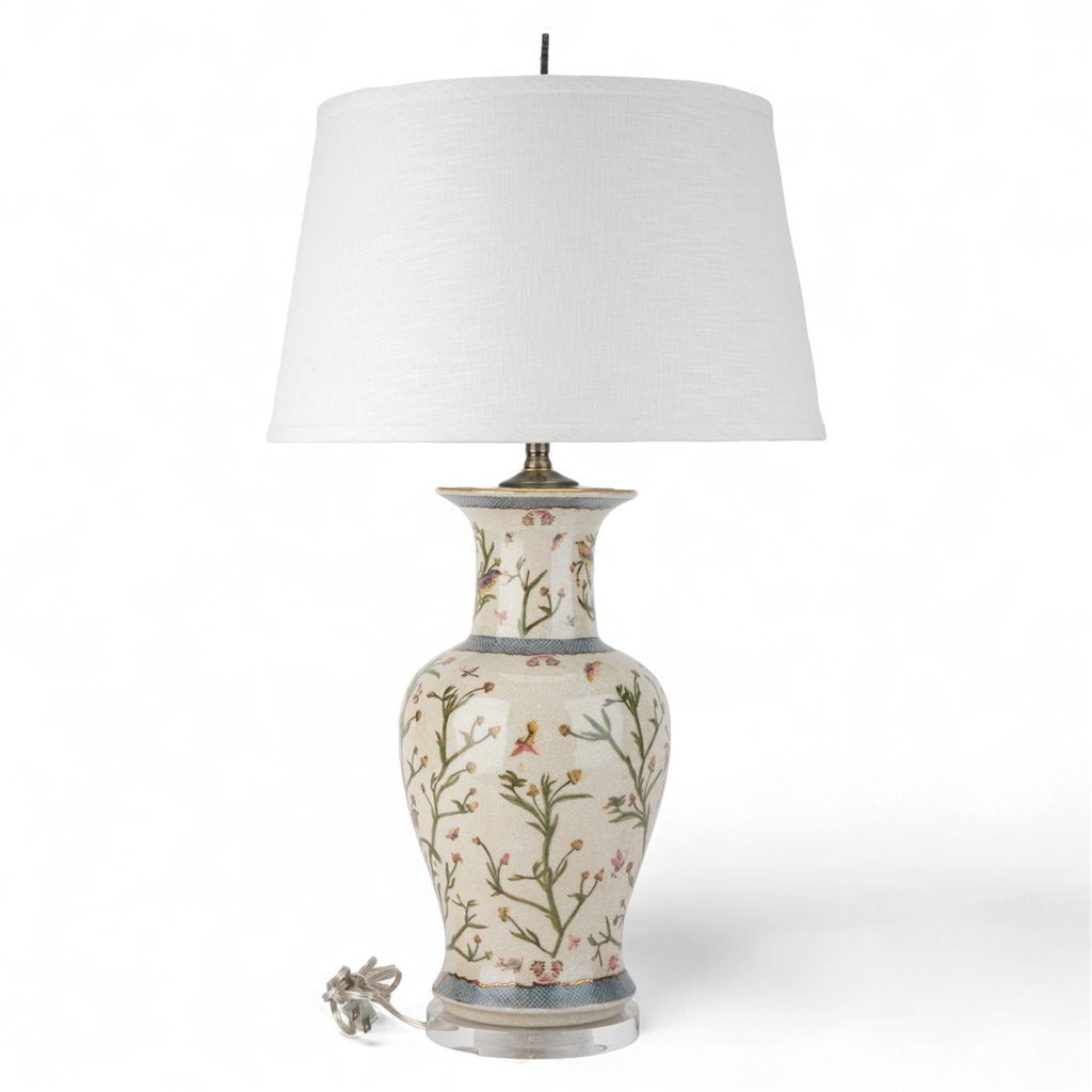 Danny's Fine Porcelain Porcelain Lamp - Satin Grass (acrylic Base)(2-847-17)