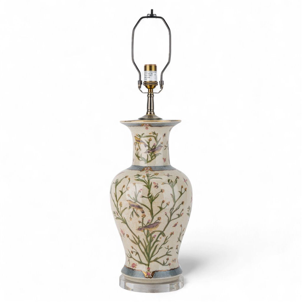 Danny's Fine Porcelain Porcelain Lamp - Satin Grass (acrylic Base)(2-847-17)