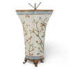 Danny's Fine Porcelain Porcelain Vase with Bronze Ormolu Dragonfly - Satin Grass