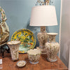 Danny's Fine Porcelain Porcelain Vase with Bronze Ormolu Dragonfly - Satin Grass