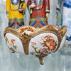Danny's Fine Porcelain Porcelain Scallop Basin with Bronze Ormolu - Regency