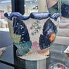 Danny's Fine Porcelain Porcelain Scallop Planter - Tobacco Leaf