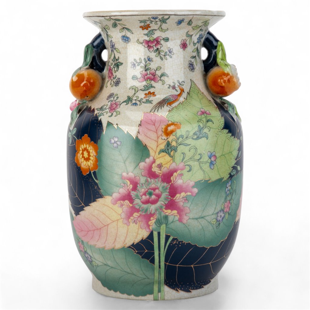 Danny's Fine Porcelain Porcelain Vase - Tobacco Leaf (predrilled Hole)
