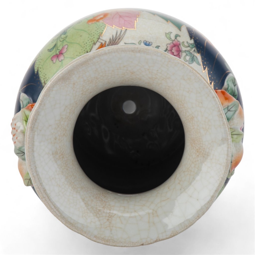 Danny's Fine Porcelain Porcelain Vase - Tobacco Leaf (predrilled Hole)