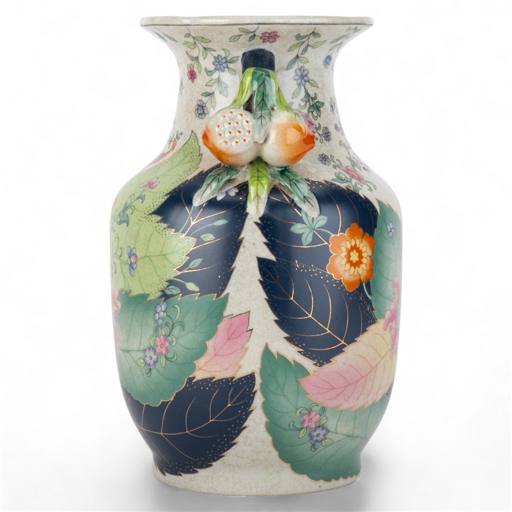 Danny's Fine Porcelain Porcelain Vase - Tobacco Leaf (predrilled Hole)