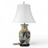 Danny's Fine Porcelain Porcelain Lamp - Tobacco Leaf (wood Base)(108-17-Be)