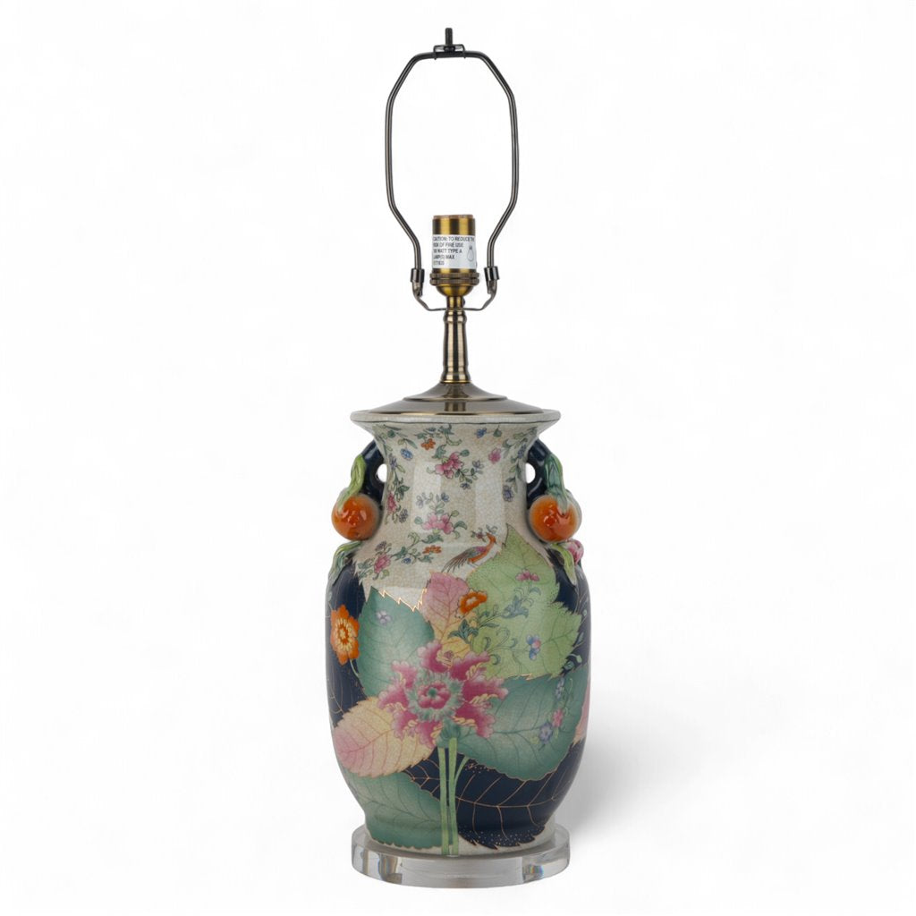 Danny's Fine Porcelain Porcelain Lamp - Tobacco Leaf (acrylic Base)(2-847-17)
