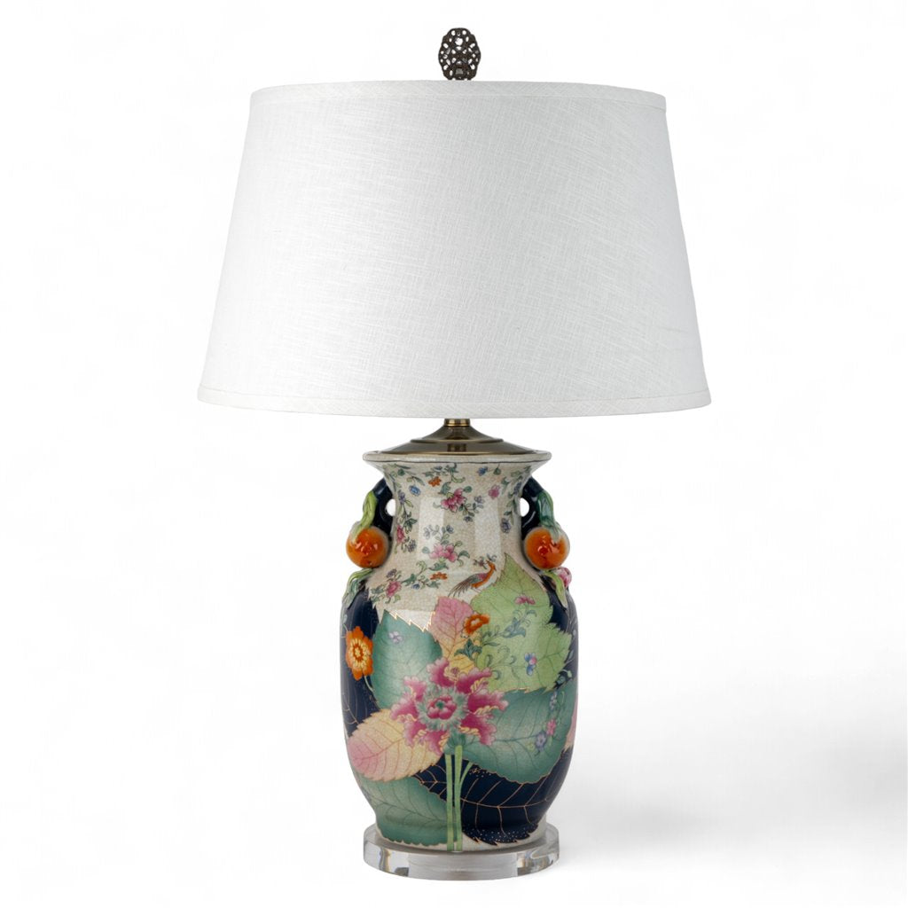 Danny's Fine Porcelain Porcelain Lamp - Tobacco Leaf (acrylic Base)(2-847-17)