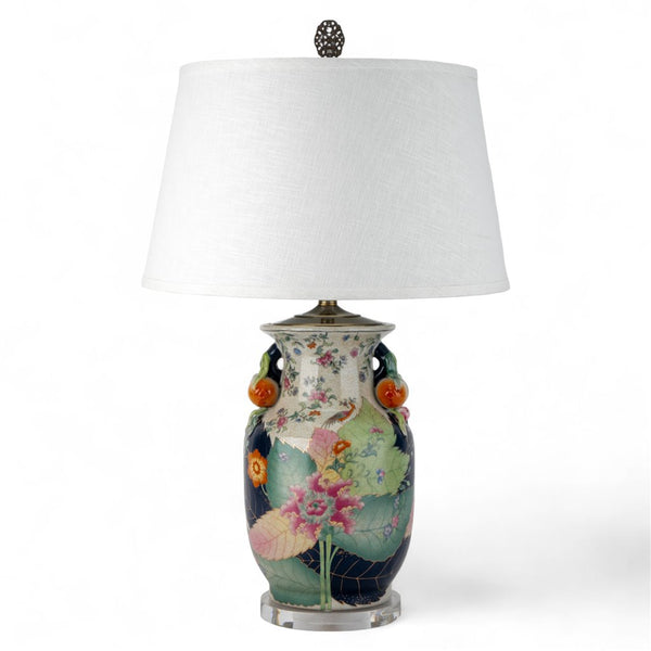 Danny's Fine Porcelain Porcelain Lamp - Tobacco Leaf (acrylic Base)(2-847-17)