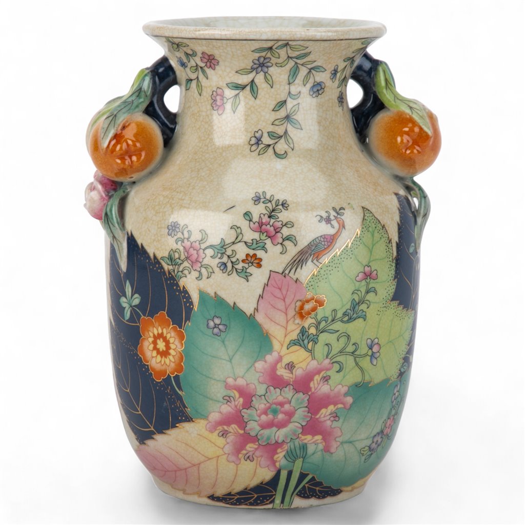 Danny's Fine Porcelain Porcelain Small Vase - Tobacco Leaf (predrilled Hole)